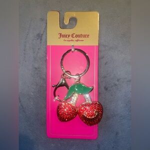 BNWT Juicy Couture Sparkling Cherry Keychain $65